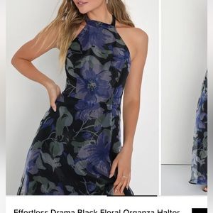 Lulu Halter Maxi Dress